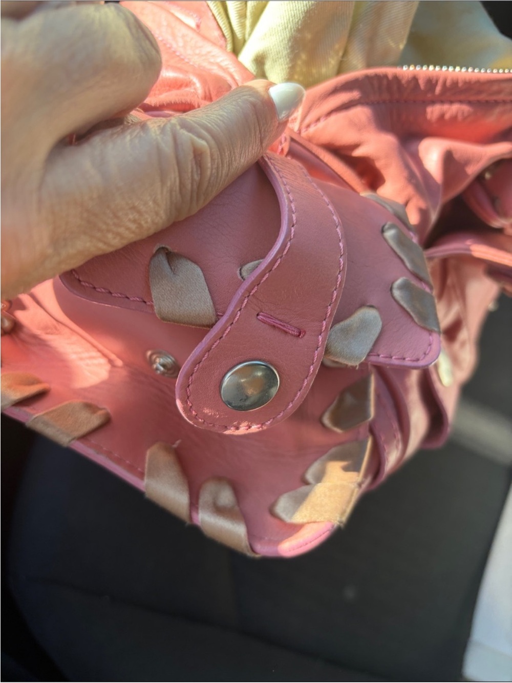 Chloe Silverado Bag in Porcelain Pink - Picture 11 of 12